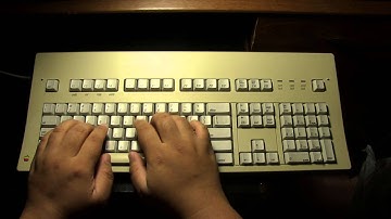 Apple Extended Keyboard M0115 (Alps SKCM orange)