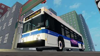 MTA NYCT 2012 NFi C40LF 558 on route B35 to Sunset Park