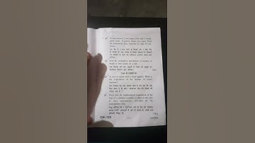 Probability and Statistics| Question Paper-2022 | Bsc 3rd year | Hpu#bsc #hpu