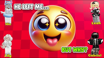 TEXT TO SPEECH Emoji Groupchat Conversations “He Left Me… But Why?” Roblox Story