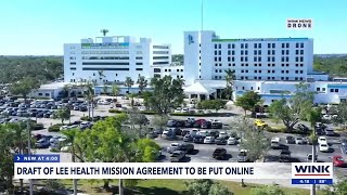 Draft of Lee Health mission agreement to be put online