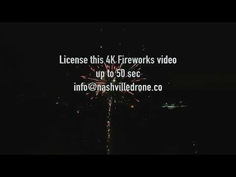 4K Fireworks Stock Video