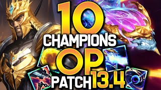 10 CHAMPIONS OP ! - Patch 13.4