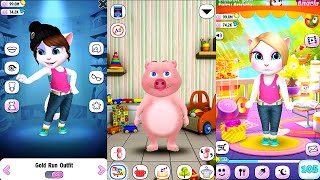 My Talking Angela Vs My Talking Pig Oinky Android Gameplay screenshot 5