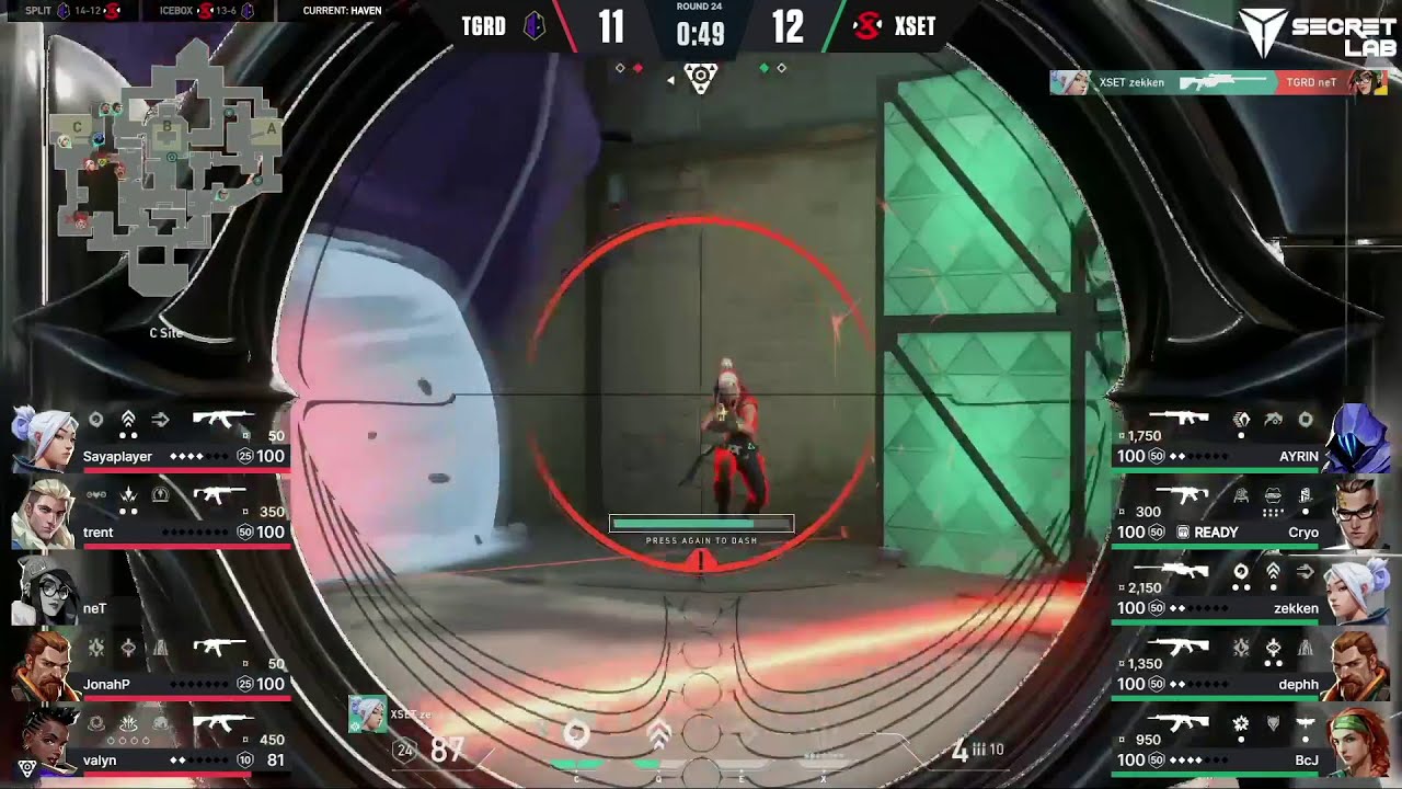 XSET Zekken ACE for the win in vct | TGRD vs XSET