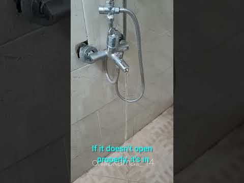 تعمیر شیرمخلوط اهرمی وقتی شیر آبگرم حمام مشکل داره