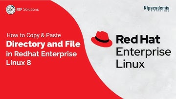 How to Copy Paste Directory and File in Redhat Enterprise Linux | - NTP Academia