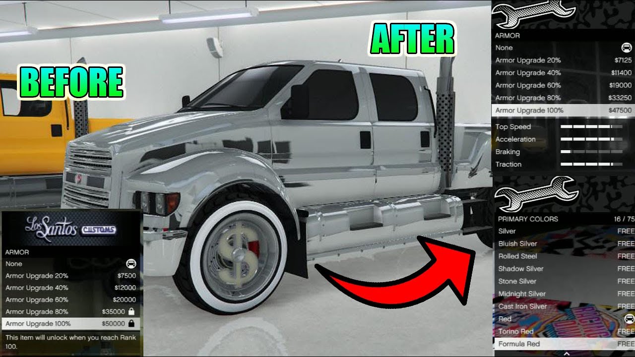 GTA Online How To Unlock All Car Colors, Chrome + All Upgrades - YouTube