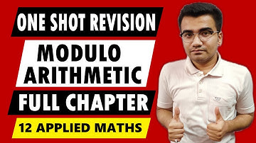 Applied Maths Modulo Arithmetic One Shot Video | Applied Maths One Shot Revision Series 2023 Exams