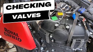 Maintenance: Checking and Adjusting Valves| Royal Enfield SCRAM 411 *See description for proper gaps