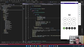 MauiReactor: create the sample game "Digits"  in dotnet MAUI