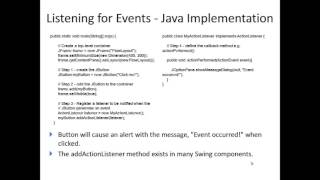 Event Handling Part 2: ActionEvents