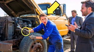 PAS TUTMUŞ KAMYON YILLARDIR ORADA DURUYORDU… FAKAT BİR HEMŞİRE GİZLİ YETENEĞİNİ GÖSTERİYOR