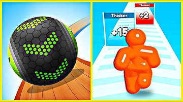 🔴 🟡Going Balls Vs Tall Man Run Rush All Levels Gameplay Walkthrough 4K