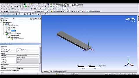 Ansys Workbench // Defining new coordinate system