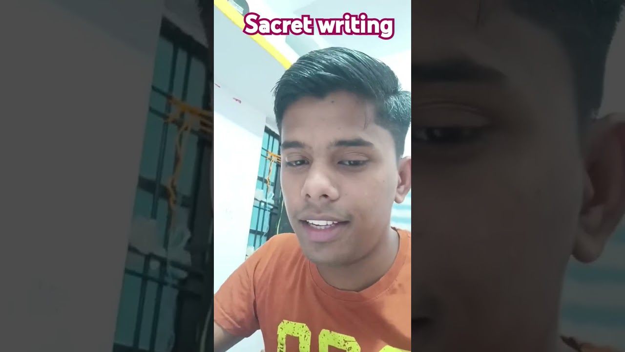 Method to secret writing with lemon. 