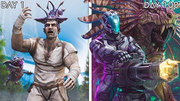 I Spent 100 Days In Ark Genesis 2... Here