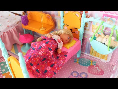 НОВАЯ КРОВАТКА ДЛЯ ДАШИ из набора Enchantimals спальня Брен Миши