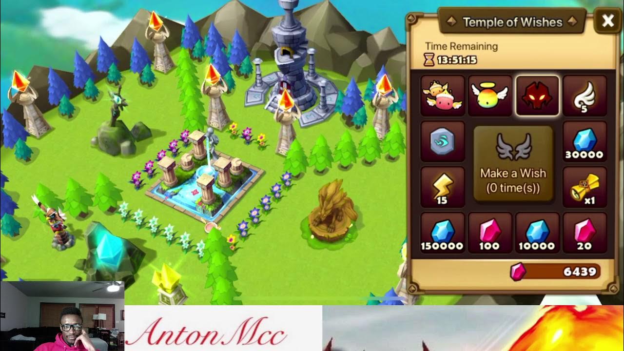 Summoners War 100+ Temple of wishes 🤞🏼 YouTube