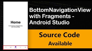 How to implement Bottom Navigation View with Fragments in Android Studio