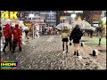 Shinjuku Tokyo Under Heavy Snow Fall in 4K HDR