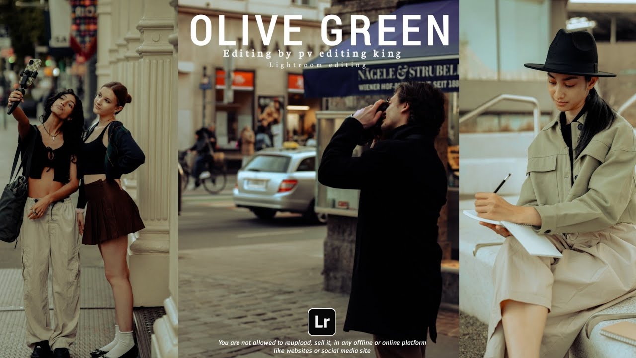 How to Edit The Moody Olive Green Filter With Lightroom || Lightroom Olive Green Preset Download