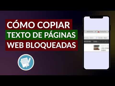 Cómo Copiar Texto de Páginas Webs Bloqueadas o Protegidas