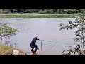 PEIXE GRANDE NA VARA DE BAMBU , É SURREAL A FORÇA DESSE PEIXE/PESCARIA DE BARRANCO COM VARA DE BAMBU