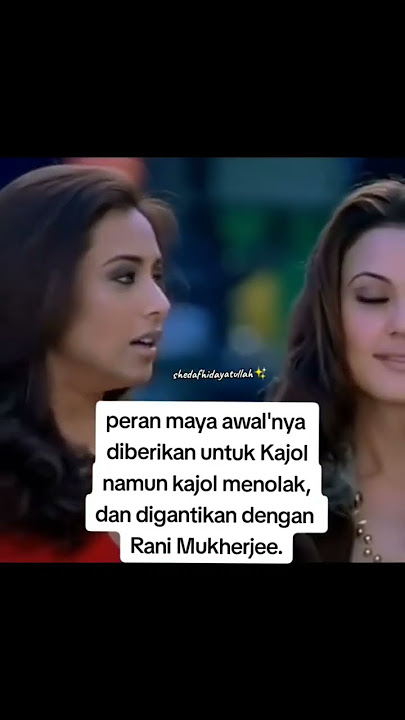 kabhi alvida naa kehna (jangan pernah ucapkan selmat tinggal) #movie #kabhialvidanaakehna #kajol