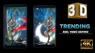 3D Trending Reel Video Editing  || Alight Motion 4K Full Screen Status Editing