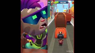 Tom Gold Run VS Talking Tom Time Rush- Cyber Tom Fireball Run + General Tom All Friends Boss Mission screenshot 5