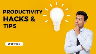 Productivity Hacks | Manage Time Effectively | Prioritize Tasks