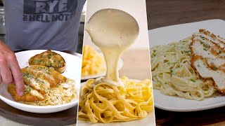 I Tested EVERYONES Fettuccine Alfredo - Tasty, Food Wishes, Sam the Cooking Guy, NACS