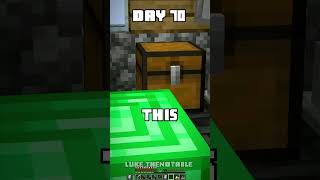 100 Days - [Minecraft Shorts] - Day 70 #minecraft #100days