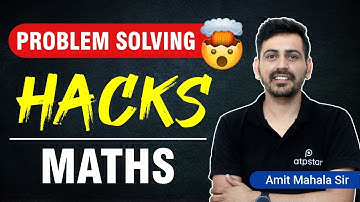 Problem solving Strategy - Maths | JEE Main & Advanced 2023 | ATP STAR Kota | Amit Mahala sir