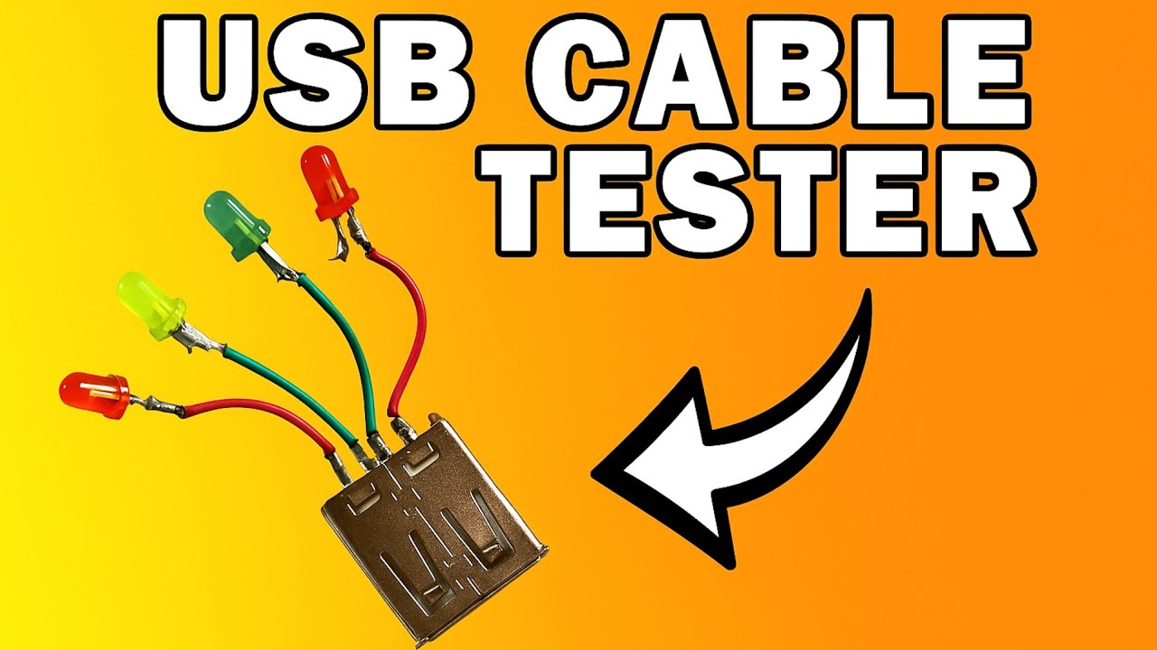 How To Make USB Cable Tester usbcable usbcabletester YouTube