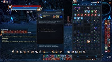 Tera Online- Open Masterwork and change rolls