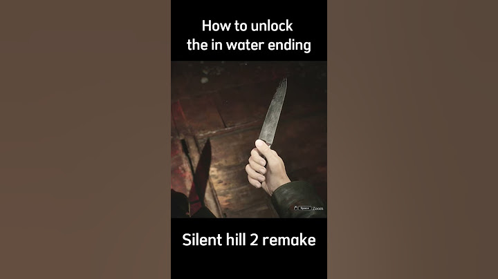 The Secret to Getting the In Water Ending in Silent Hill 2 Remake Revealed#silenthill2remake#shorts