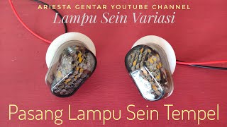 cara Pasang Lampu sein variasi vixion old / how to install the old vixion variation turn signal