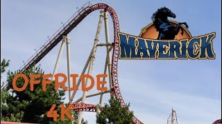 Maverick 4K Offride Video August 2019 - Cedar Point Intamin Blitz Coaster