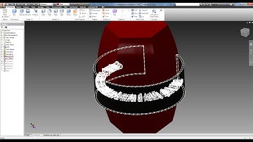 Inventor Text on no Plane surface