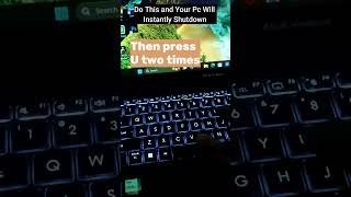 Laptop quick Shutdown with keyboard #shortsfeed #techshorts #viral #shorts #laptop #windows