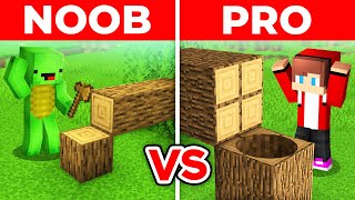 JJ And Mikey NOOB vs PRO SECRET TUNNEL Inside TREE in Minecraft Maizen