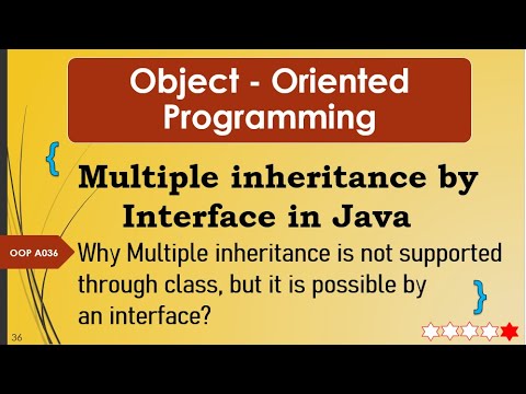 Multiple Inheritance by Interface | Java | Simple Explanation with Program