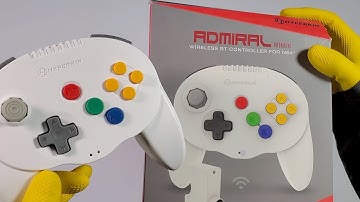 Hyperkin Admiral Unboxing Wireless BT Controller For N64