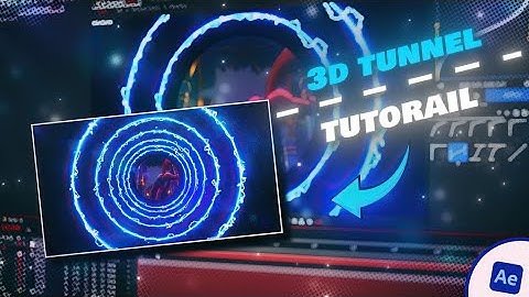 "3D Tunnel Effect" Tutorial || After Effects Tutorials #2