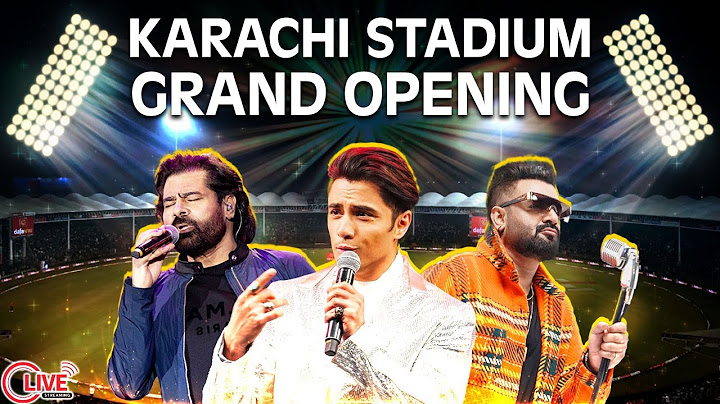Live - Grand Inauguration of the New-Look National Bank Stadium, Karachi | Sports Central | MA2K