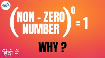 (Any non-zero number)⁰ = ? - in Hindi (हिंदी में ) | Fun Math | Don