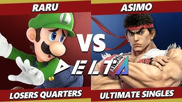 Delta 10 TOP 8 - Raru (Luigi) Vs. Asimo (Ryu) Smash Ultimate - SSBU