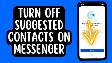 How to Turn OFF Suggested Contacts On Messenger [2022] Works on iPhone 13